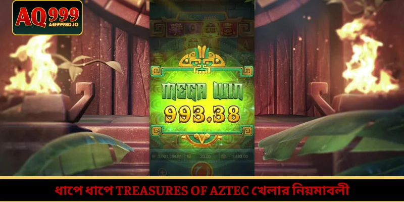 ধাপে ধাপে Treasures of Aztec খেলার নিয়মাবলী