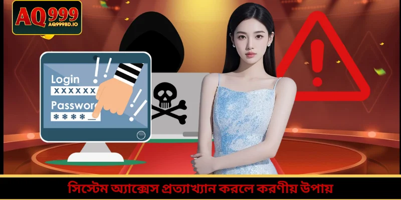 সিস্টেম অ্যাক্সেস প্রত্যাখ্যান করলে করণীয় উপায়