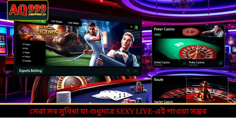 সেরা সব সুবিধা যা শুধুমাত্র Sexy Live-এই পাওয়া সম্ভব